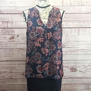 Alice Blue for Stitch Fix v neck floral tank